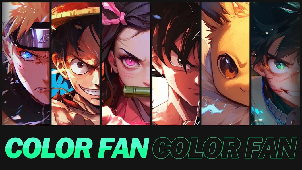 Color Fan - Color By Number (Цветной веер)  [МОД Menu] Screenshot 1