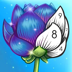 Скачать взлом Color Swipe Coloring Book game  [МОД Много монет] - стабильная версия apk на Андроид