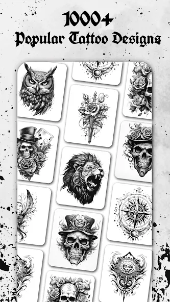 Tattoo Coloring games  [МОД Много денег] Screenshot 2
