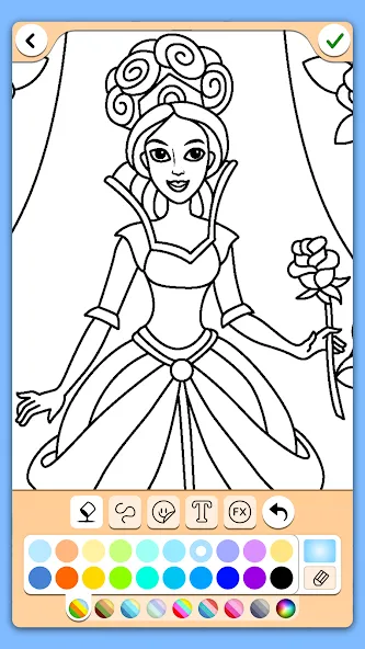 Coloring for girls and women  [МОД Mega Pack] Screenshot 4