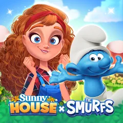 Взлом Merge Manor x The Smurf Collab (Мердж Манор)  [МОД Mega Pack] - последняя версия apk на Андроид