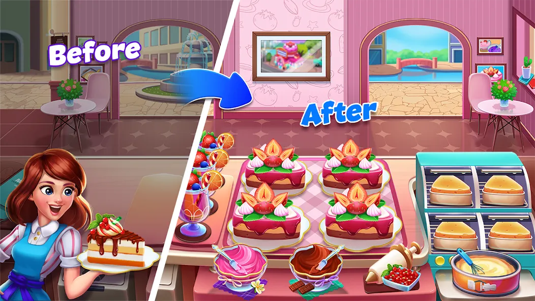 Food Voyage: Fun Cooking Games (Фуд Воядж)  [МОД Бесконечные деньги] Screenshot 4