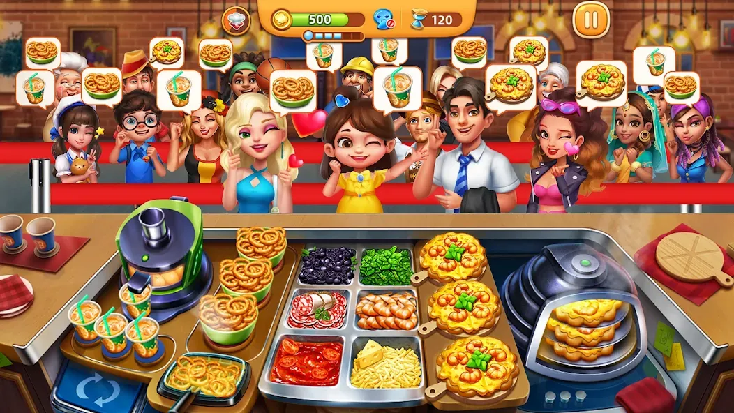 Cooking City - Cooking Games (Кукинг Сити)  [МОД Все открыто] Screenshot 2