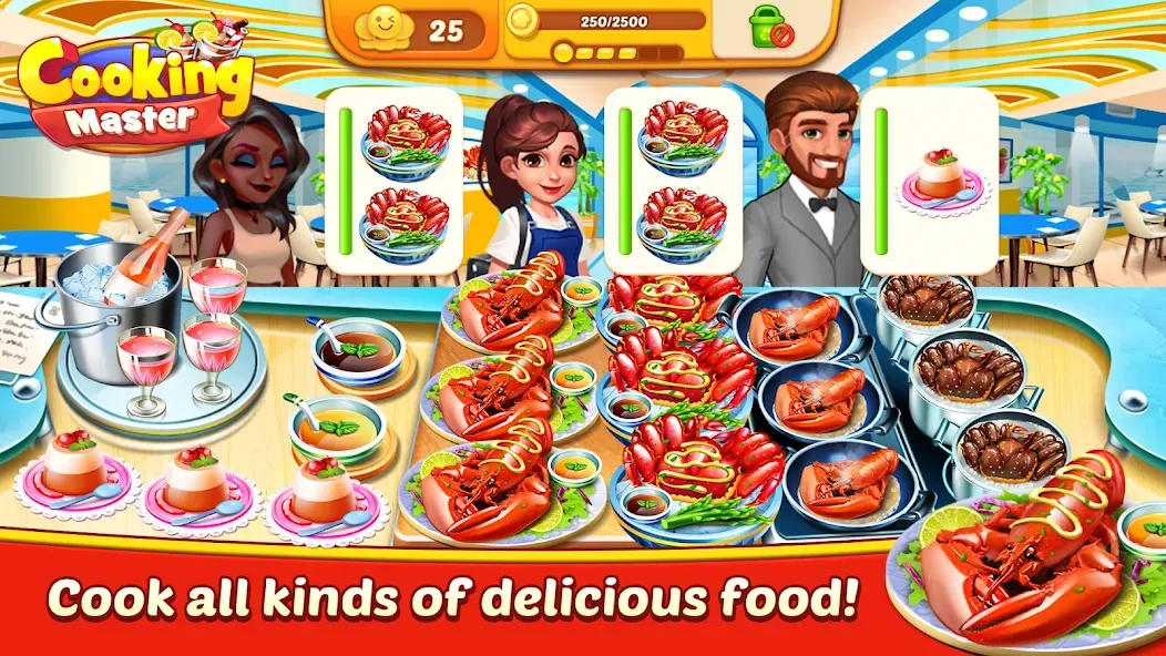 Cooking Master:Restaurant Game (Кукинг Мастер)  [МОД Mega Pack] Screenshot 4