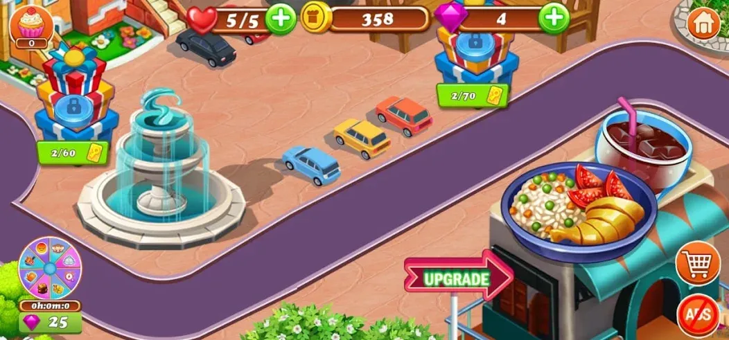 Food Game Crazy Super Chef  [МОД Unlocked] Screenshot 3