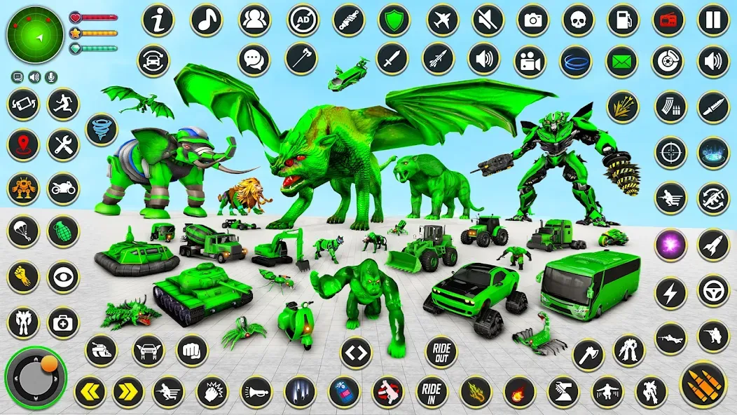 Multi Animal Robot Car Games (Мульти Анимал Робот Кар Игры)  [МОД Menu] Screenshot 3