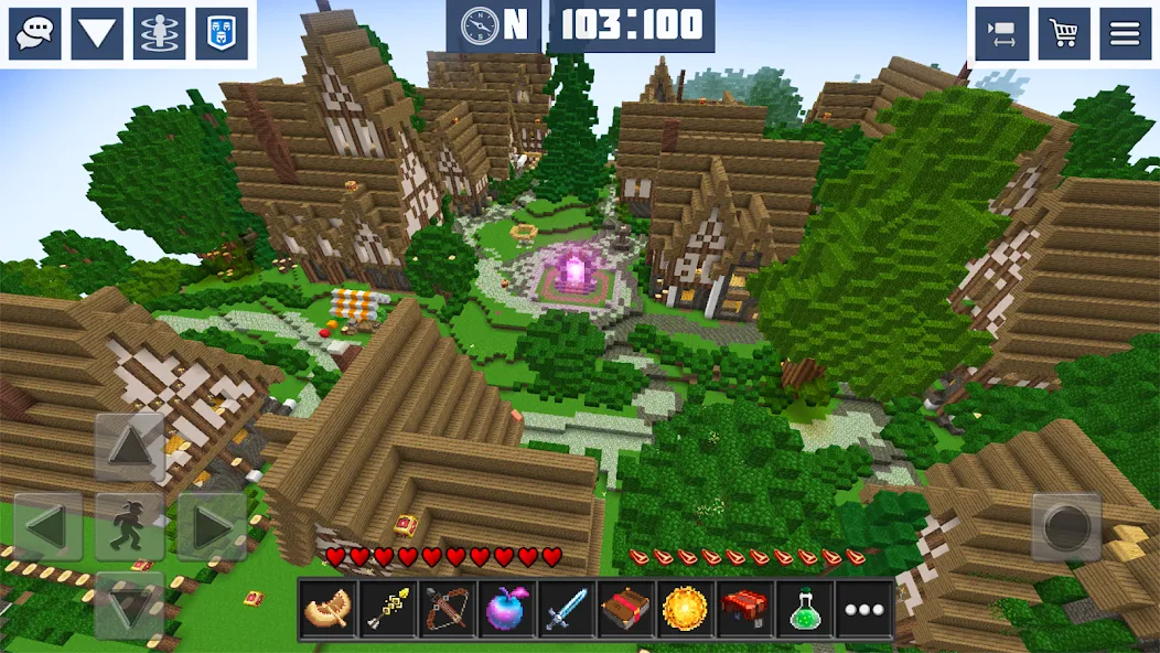 Block Craft World:Planet Craft  [МОД Много денег] Screenshot 2