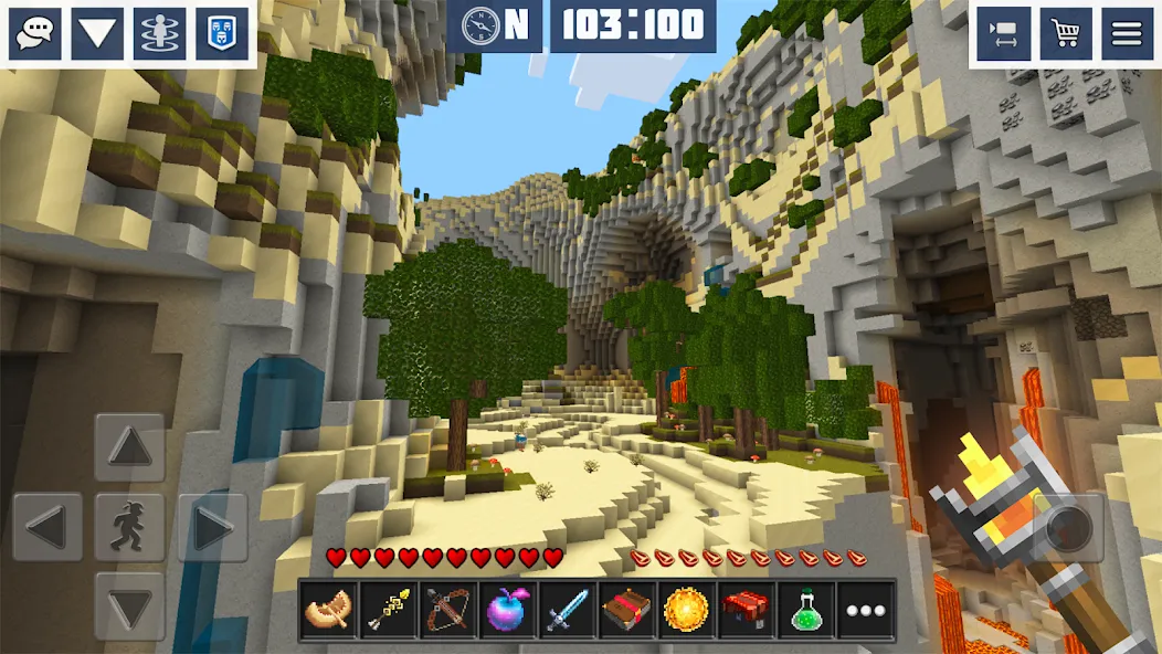 Block Craft World:Planet Craft  [МОД Много денег] Screenshot 4