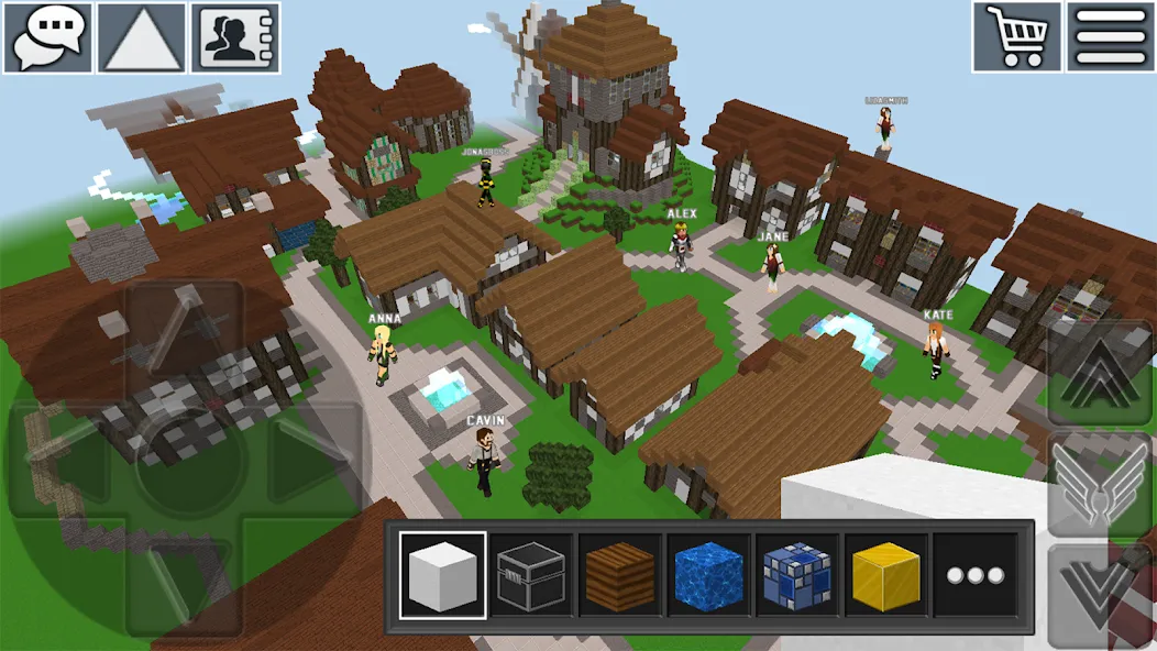 World Craft: Block Craftsman  [МОД Все открыто] Screenshot 1