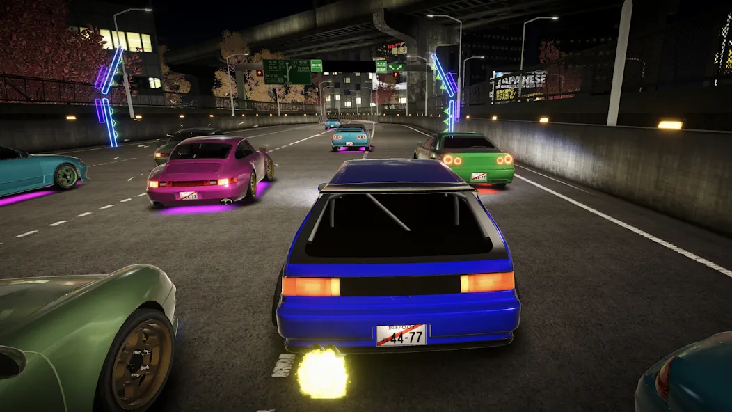 Kanjozokuレーサ Racing Car Games  [МОД Все открыто] Screenshot 5