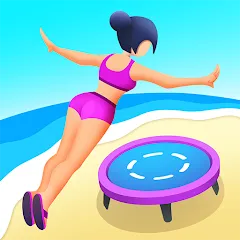 Взлом Flip Jump Stack!  [МОД Бесконечные деньги] - стабильная версия apk на Андроид