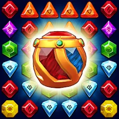 Скачать взлом Jewel Ancient Pyramid Treasure  [МОД Много монет] - последняя версия apk на Андроид