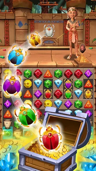 Jewel Ancient 2: lost gems (Джуэл Эншиент 2)  [МОД Бесконечные монеты] Screenshot 1