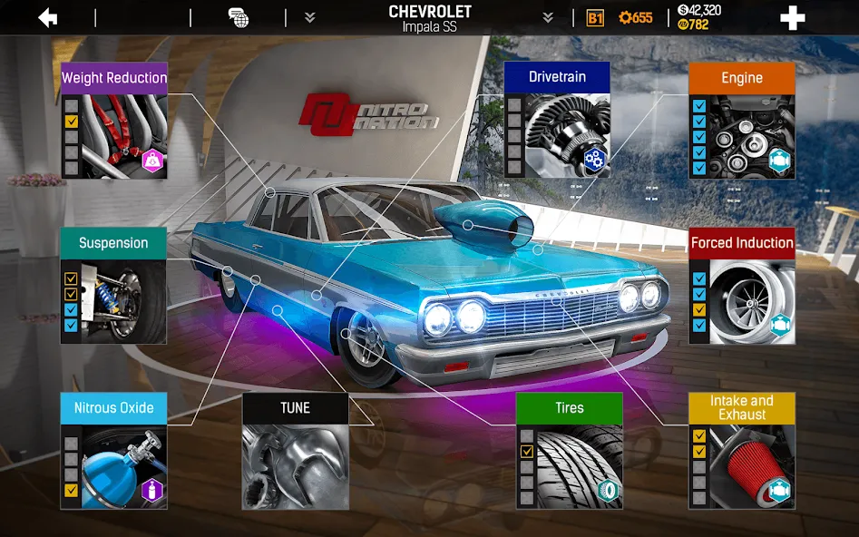 Nitro Nation: Car Racing Game (Нитро Нейшн)  [МОД Все открыто] Screenshot 3