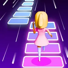 Взлом Melody Run - Cute Popcat Music (Мелодия Ран)  [МОД Бесконечные деньги] - последняя версия apk на Андроид