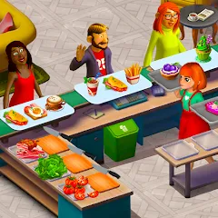 Скачать взлом Cooking Cup: Fun Cafe Games (Кукинг Кап)  [МОД Все открыто] - стабильная версия apk на Андроид