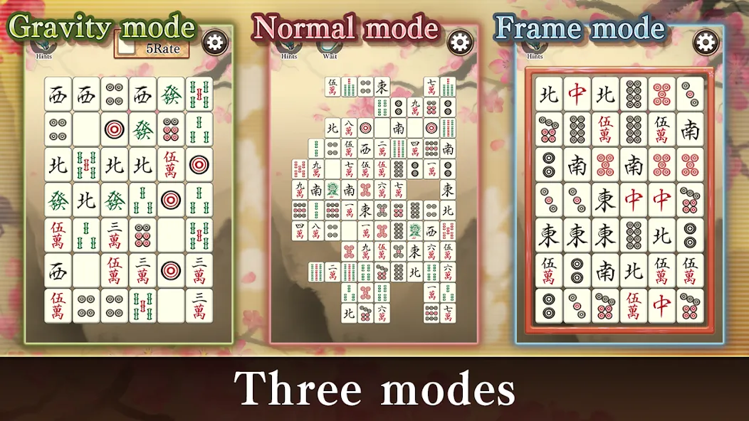 Mahjong Puzzle Shisensho (Маджонг Пазл Шисеншо)  [МОД Menu] Screenshot 1