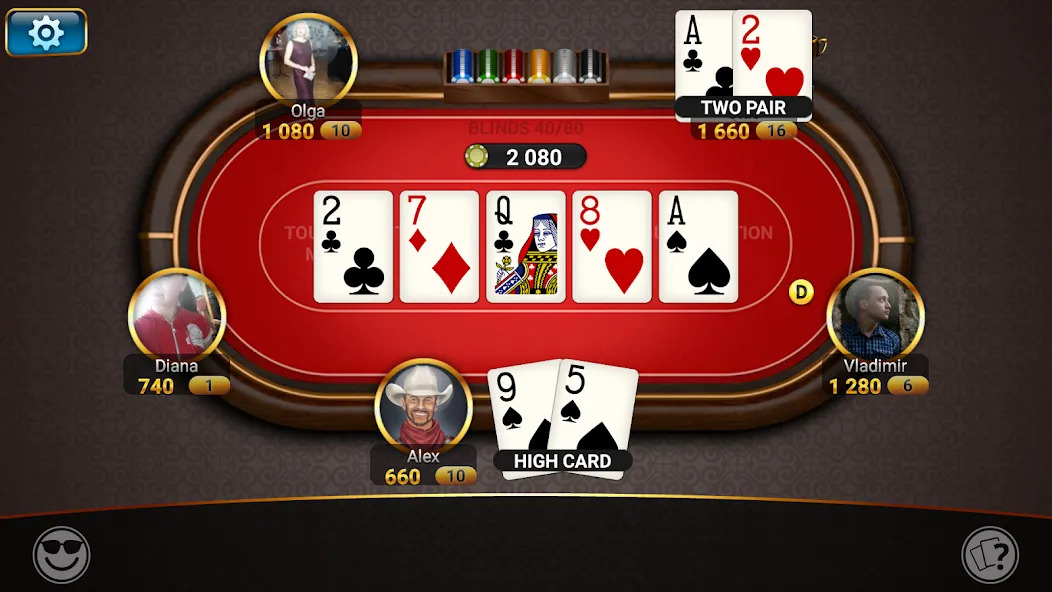 Poker Championship Tournaments  [МОД Unlimited Money] Screenshot 2