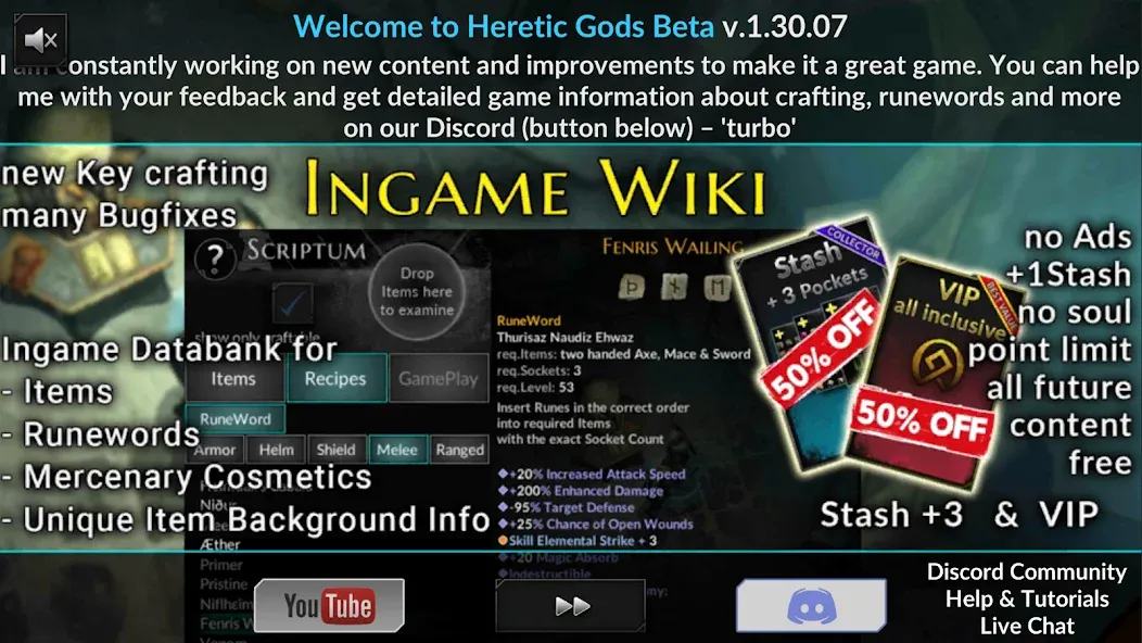 HERETIC GODS (ХЕРЕТИЧЕСКИЕ БОГИ)  [МОД Menu] Screenshot 3