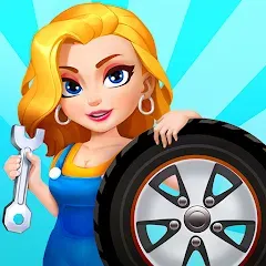 Взломанная Car Fix Inc - Mechanic Garage (Кар Фикс Инк)  [МОД Меню] - стабильная версия apk на Андроид