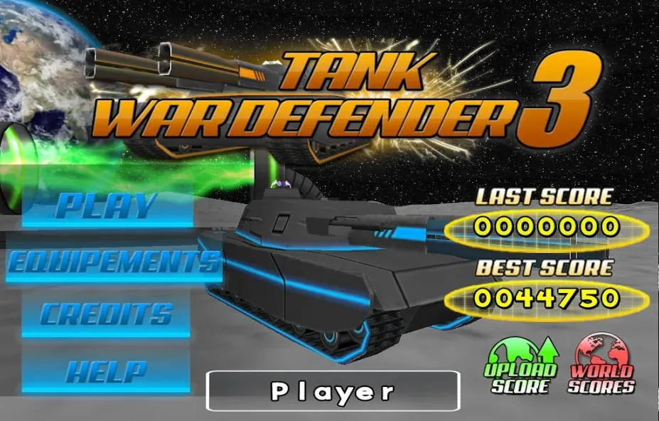 Tank War Defender 3 (Танковая война Защитник 3)  [МОД Много монет] Screenshot 1