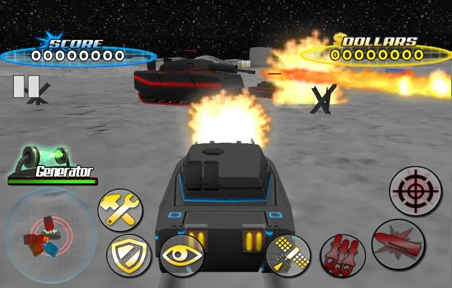 Tank War Defender 3 (Танковая война Защитник 3)  [МОД Много монет] Screenshot 4