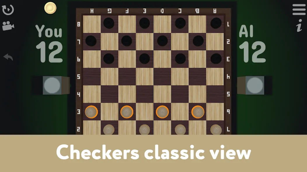 Checkers for two - Draughts  [МОД Много монет] Screenshot 1