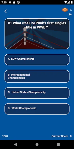 World Wrestling Trivia (Уорлд Рестлинг Тривия)  [МОД Menu] Screenshot 4