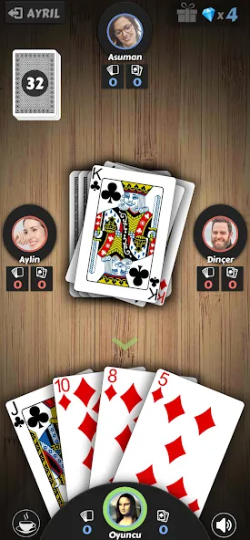 Pisti - Offline Card Games  [МОД Menu] Screenshot 5