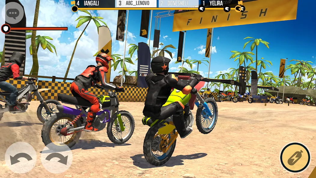 Clan Race: PVP Motocross races (Клан Рейс)  [МОД Menu] Screenshot 2