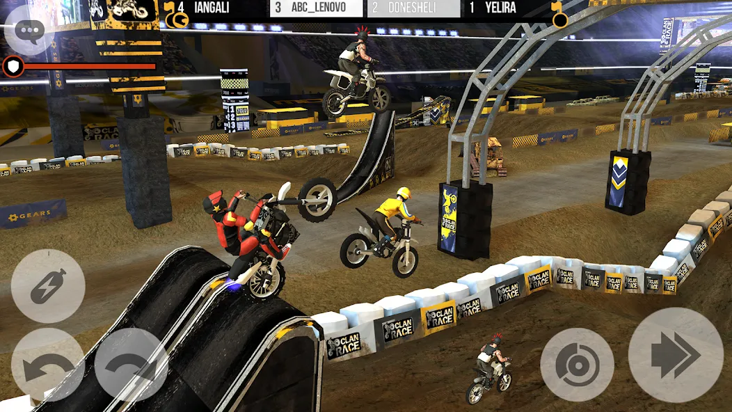 Clan Race: PVP Motocross races (Клан Рейс)  [МОД Menu] Screenshot 5