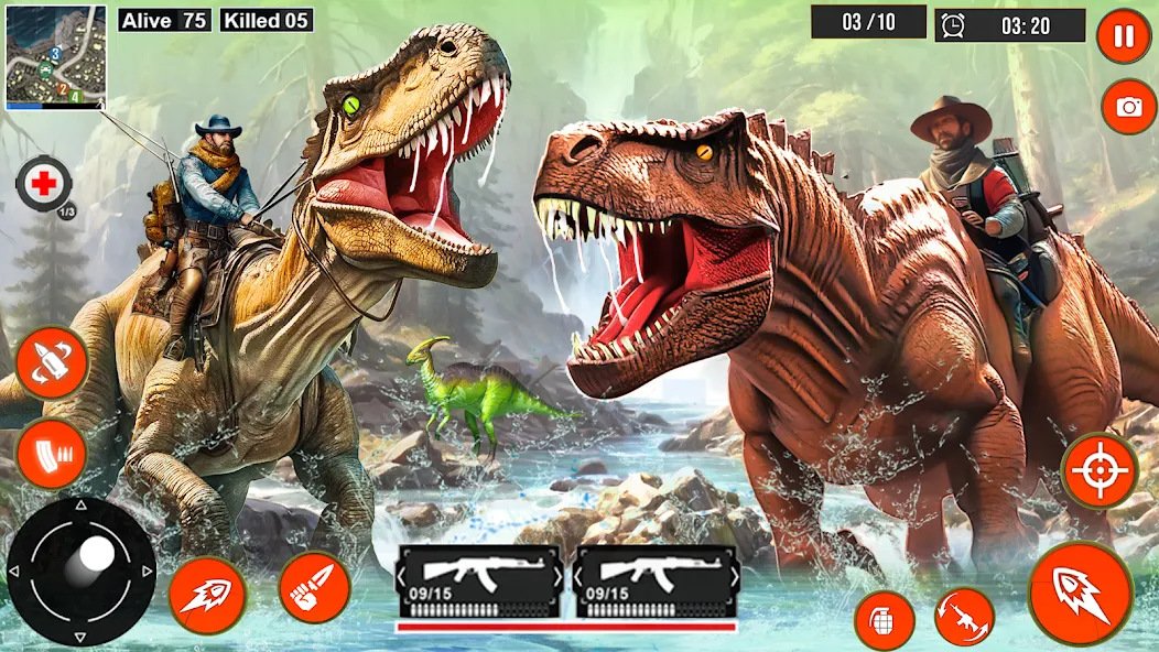 Real Dino Hunter 3D Gun Games (Уайлд Динозавр Хантер Ган Геймс)  [МОД Меню] Screenshot 2