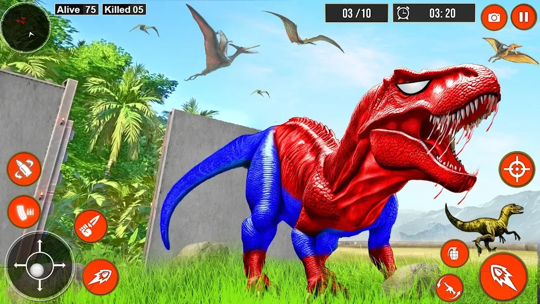 Real Dino Hunter 3D Gun Games (Уайлд Динозавр Хантер Ган Геймс)  [МОД Меню] Screenshot 3