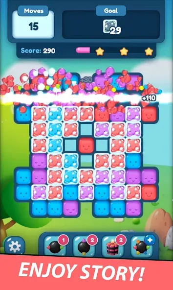 Match Blast Puzzle 3  [МОД Бесконечные деньги] Screenshot 4