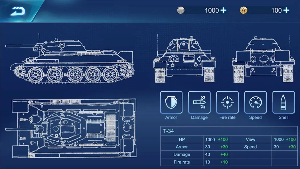 Ace Tank  [МОД Бесконечные монеты] Screenshot 2