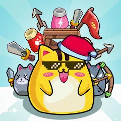 Скачать взлом CatnRobot Idle TD: Battle Cat (КэтТауэр Айдл ТД)  [МОД Меню] - последняя версия apk на Андроид