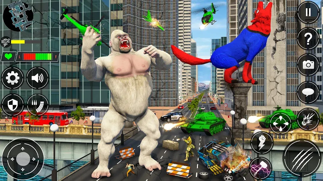 Giant Gorilla Bigfoot Monster (Энгри Горилла)  [МОД Unlocked] Screenshot 4