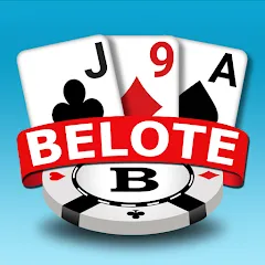 Взлом Blot Belote Coinche Online  [МОД Бесконечные деньги] - последняя версия apk на Андроид