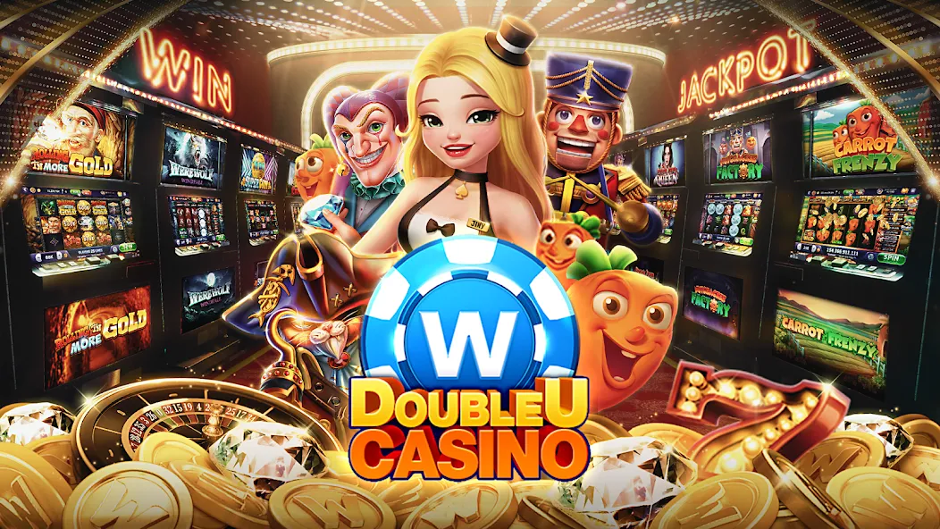 DoubleU Casino™ - Vegas Slots (ДаблЮ Казино)  [МОД Много монет] Screenshot 1