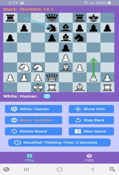 Chess With Stockfish 16  [МОД Меню] Screenshot 3