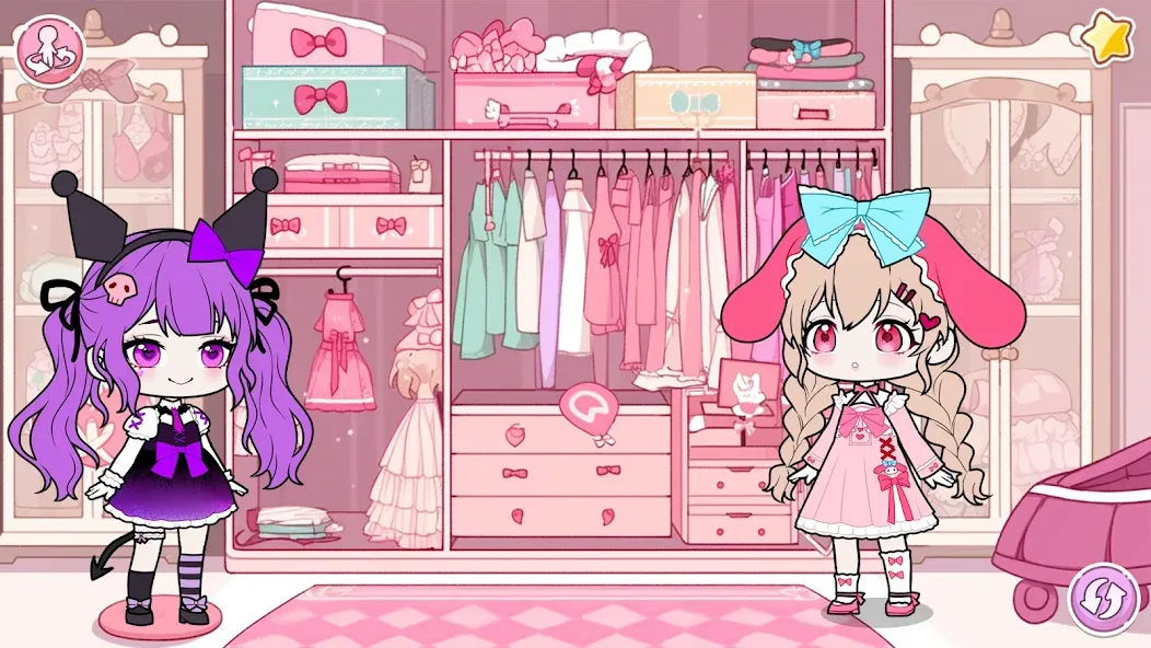 YOYO Doll School life Dress up (ЙОЙО Лайф ворлд)  [МОД Menu] Screenshot 1