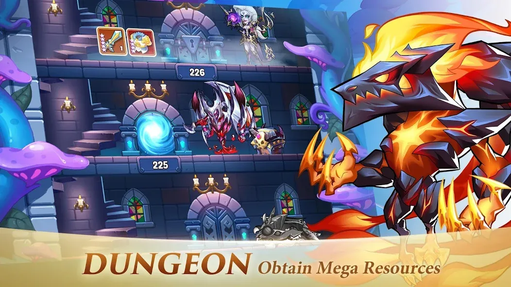 Idle Heroes (Айдел Хироес)  [МОД Mega Pack] Screenshot 5