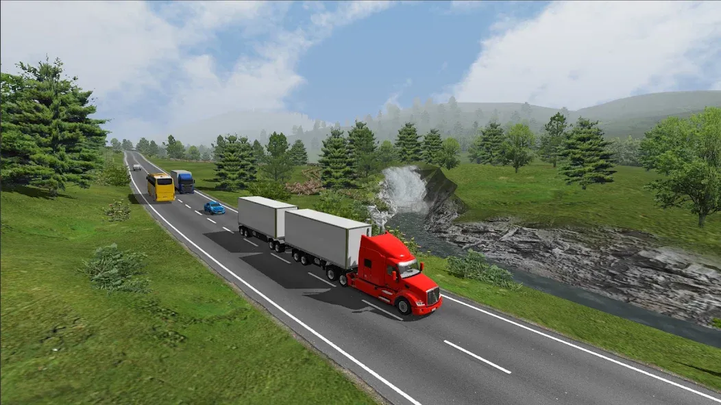 Universal Truck Simulator (Юниверсал Трак Симулятор)  [МОД Бесконечные деньги] Screenshot 3