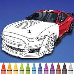 Скачать взлом Cars Color By Number (Цветные машины по номерам)  [МОД Menu] - последняя версия apk на Андроид