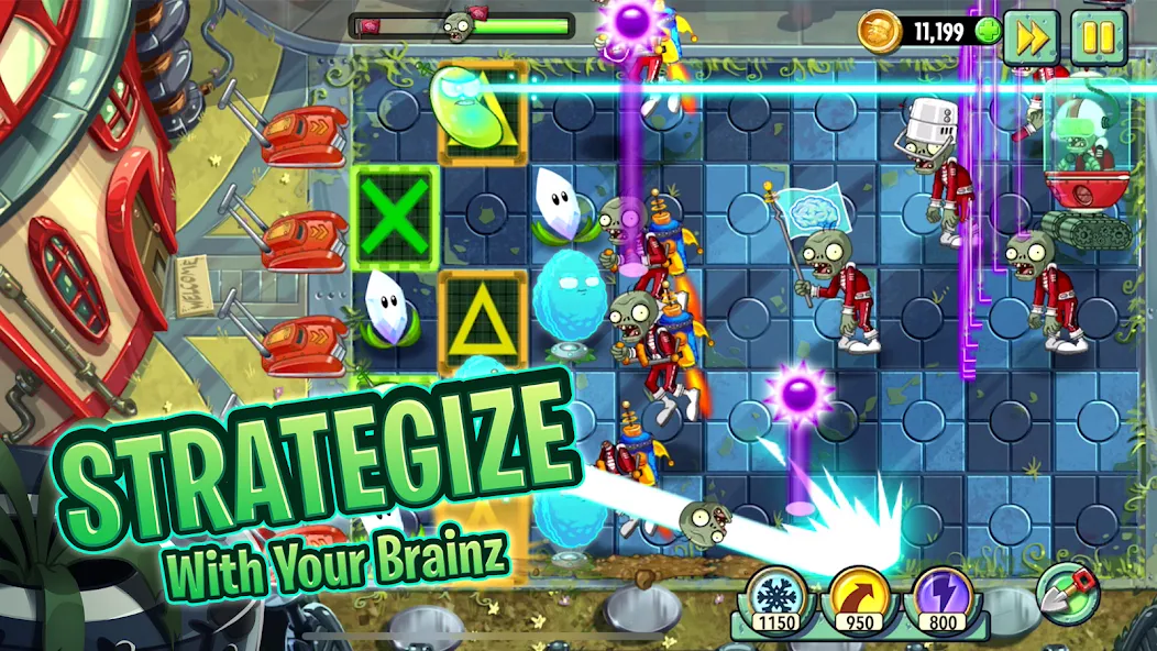 Plants vs Zombies™ 2 (Планты против Зомби 2)  [МОД Все открыто] Screenshot 1