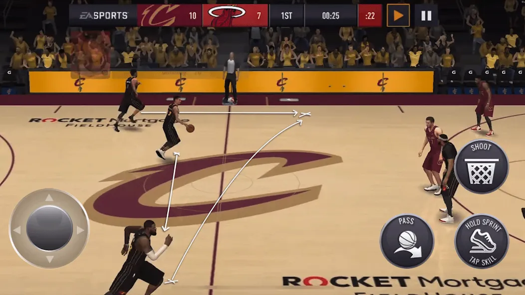 NBA LIVE Mobile Basketball (НБА Лайв Мобайл)  [МОД Много монет] Screenshot 2