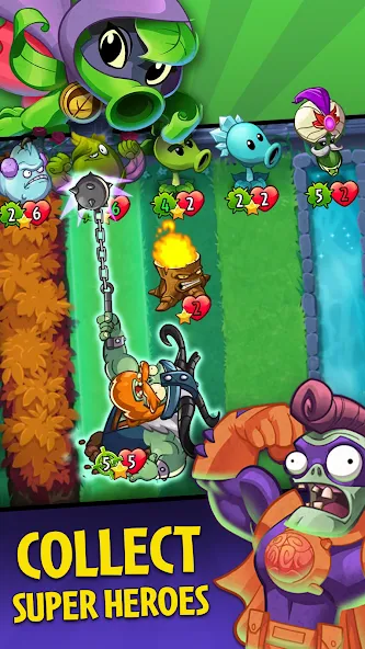 Plants vs. Zombies™ Heroes  [МОД Menu] Screenshot 1