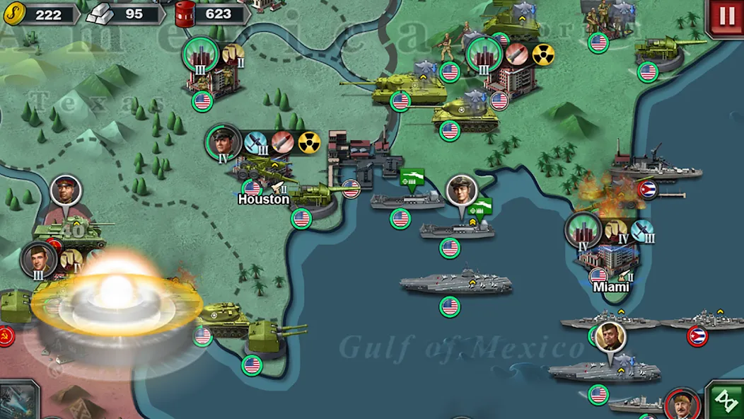 World Conqueror 3-WW2 Strategy (Ворлд Конкерор 3)  [МОД Все открыто] Screenshot 3