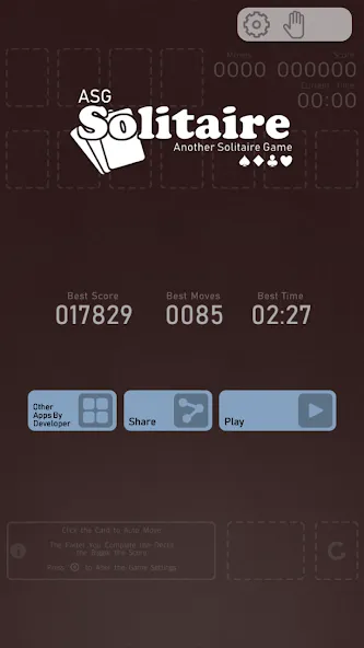 Solitaire - ASG (Солитр)  [МОД Unlimited Money] Screenshot 1