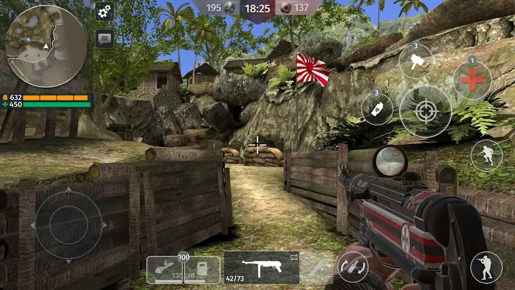 World War 2: Shooting Games (Вторая мировая война)  [МОД Menu] Screenshot 1